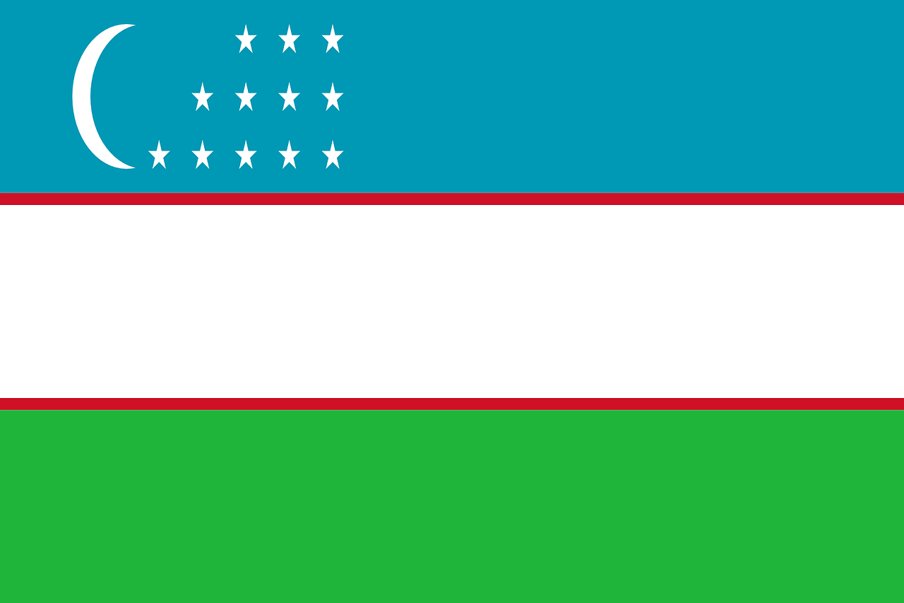Usbekistan Flagge